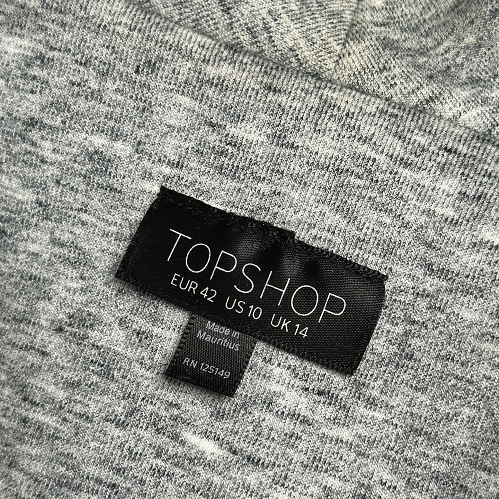 Topshop Gray Sleeveless Vest - Picture 5 of 6